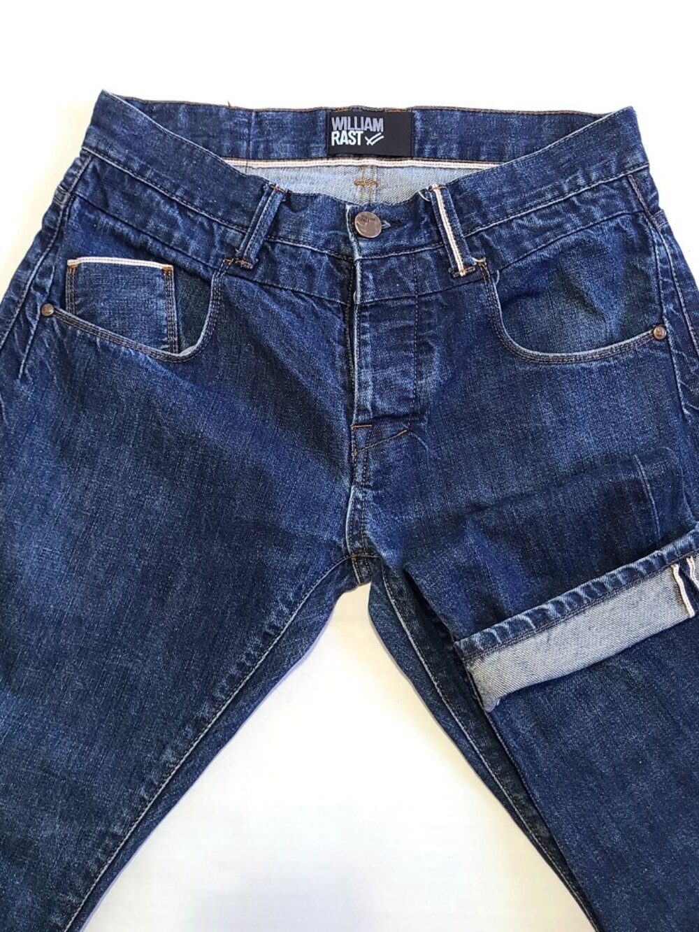 William Rast Selvedge Denim Mens 32x32 Button Fly Taper Jeans